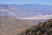 Panamint Dunes and Lake Hill from Hunter Mountain