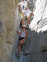 Chute in Side Canyon near Lost Burro Gap