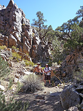 Start of Hike Down Canyon