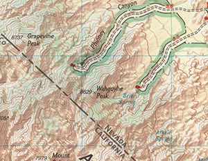 Grapevine and Wahguyhe Peaks